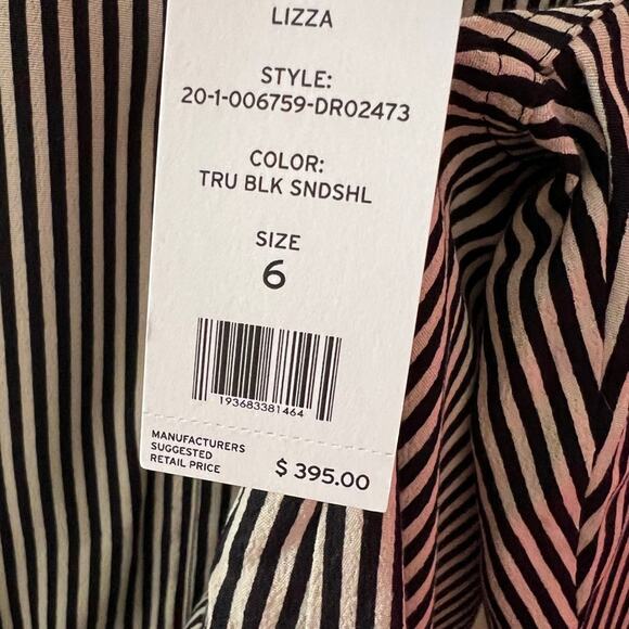 NWT New Equipment Lizza Long Sleeve Drawstring Dress Size 6 - Picture 13 of 14